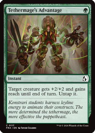 Tethermage's Advantage (FRA-117) [Reality Fracture] MTG Single Wizards of the Coast