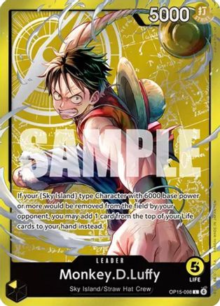 Monkey.D.Luffy (OP15-098) (Luffy Deck) (OP15-098) [Set Sail Deck Set] Foil One Piece Single Bandai