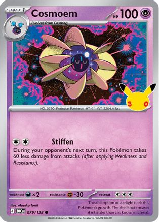 Cosmoem 79 Holofoil [ME: 30th Celebration] Pokemon Single Pokémon