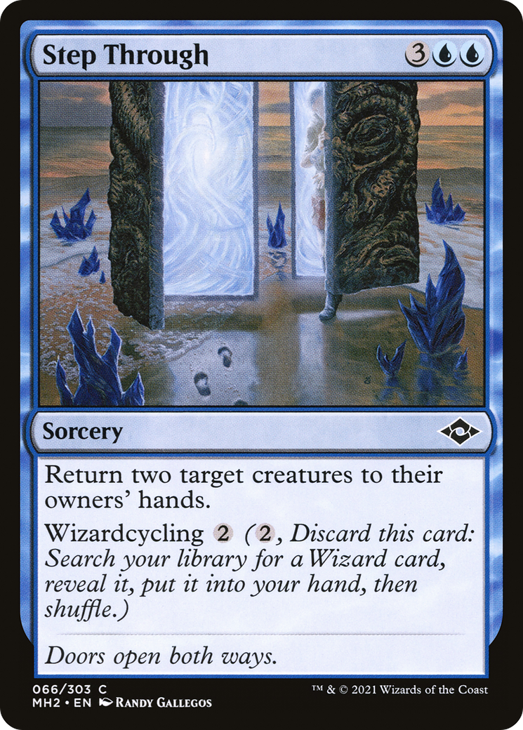 Step Through (MH2-066) [Modern Horizons 2] Foil MTG Single Modern Horizons 2