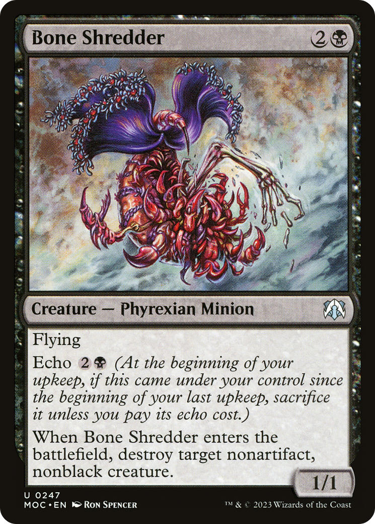 Bone Shredder (MOC-247) [March of the Machine Commander] MTG Single Wizards of the Coast