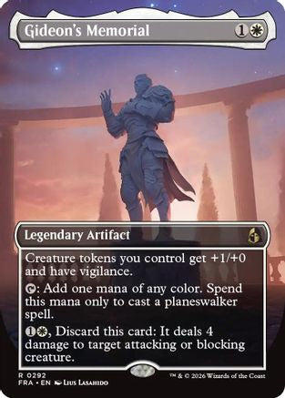 Gideon's Memorial (FRA-292) [Reality Fracture] MTG Single Wizards of the Coast