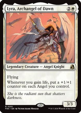 Lyra, Archangel of Dawn (FRA-201) [Reality Fracture] MTG Single Wizards of the Coast