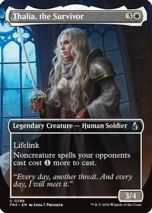 Thalia, the Survivor (FRA-296) [Reality Fracture] MTG Single Wizards of the Coast