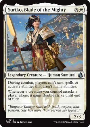 Yuriko, Blade of the Mighty (FRA-210) [Reality Fracture] Foil MTG Single Wizards of the Coast