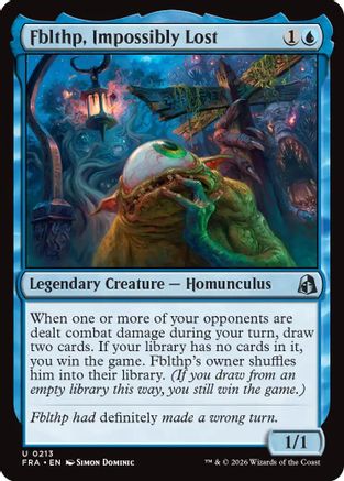 Fblthp, Impossibly Lost (FRA-213) [Reality Fracture] Foil MTG Single Wizards of the Coast