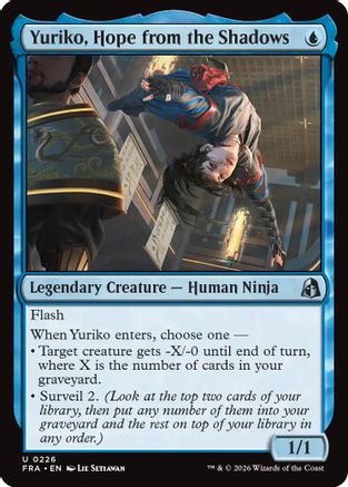 Yuriko, Hope from the Shadows (FRA-226) [Reality Fracture] MTG Single Wizards of the Coast