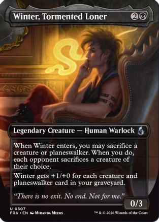 Winter, Tormented Loner (FRA-307) [Reality Fracture] MTG Single Wizards of the Coast