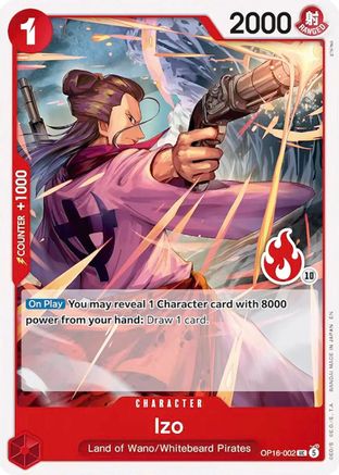 Izo (Ace Deck) (OP16-002) [Set Sail Deck Set] One Piece Single Bandai