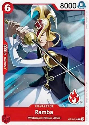 Ramba (Ace Deck) (OP16-016) [Set Sail Deck Set] One Piece Single Bandai