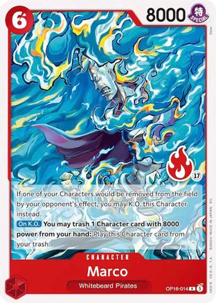 Marco (Ace Deck) (OP16-014) [Set Sail Deck Set] One Piece Single Bandai