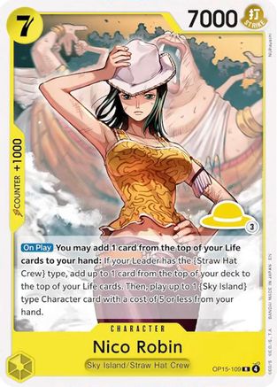 Nico Robin (Luffy Deck) (OP15-109) [Set Sail Deck Set] One Piece Single Bandai