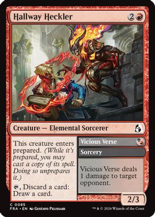 Hallway Heckler (FRA-085) [Reality Fracture] MTG Single Wizards of the Coast