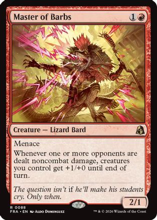 Master of Barbs (FRA-088) [Reality Fracture] MTG Single Wizards of the Coast