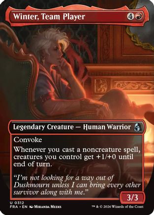 Winter, Team Player (FRA-312) [Reality Fracture] Foil MTG Single Wizards of the Coast