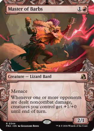 Master of Barbs (FRA-344) [Reality Fracture] Foil MTG Single Wizards of the Coast