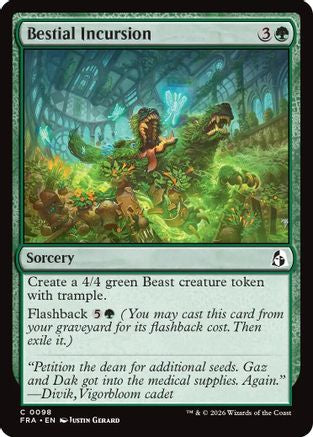 Bestial Incursion (FRA-098) [Reality Fracture] MTG Single Wizards of the Coast