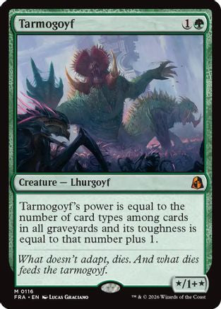 Tarmogoyf (FRA-116) [Reality Fracture] Foil MTG Single Wizards of the Coast
