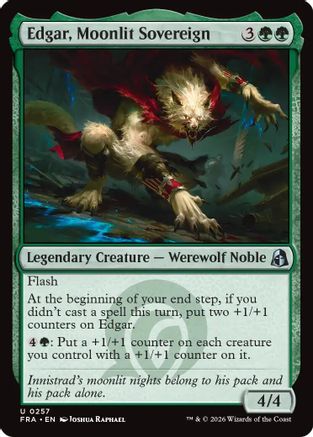 Edgar, Moonlit Sovereign (FRA-257) [Reality Fracture] Foil MTG Single Wizards of the Coast