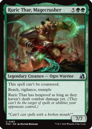 Ruric Thar, Magecrusher (FRA-265) [Reality Fracture] MTG Single Wizards of the Coast