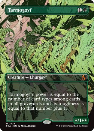 Tarmogoyf (FRA-374) [Reality Fracture] Foil MTG Single Wizards of the Coast
