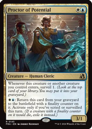 Proctor of Potential (FRA-145) [Reality Fracture] MTG Single Wizards of the Coast