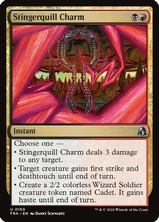 Stingerquill Charm (FRA-150) [Reality Fracture] Foil MTG Single Wizards of the Coast