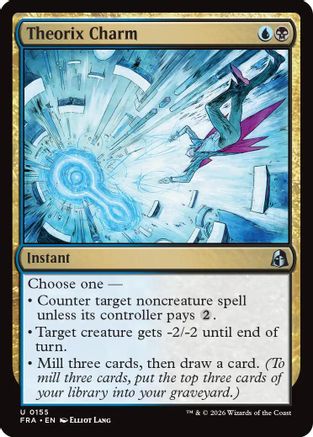 Theorix Charm (FRA-155) [Reality Fracture] Foil MTG Single Wizards of the Coast