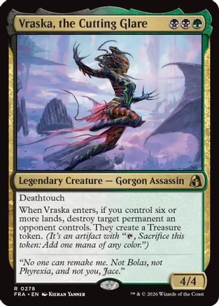 Vraska, the Cutting Glare (FRA-278) [Reality Fracture] Foil MTG Single Wizards of the Coast