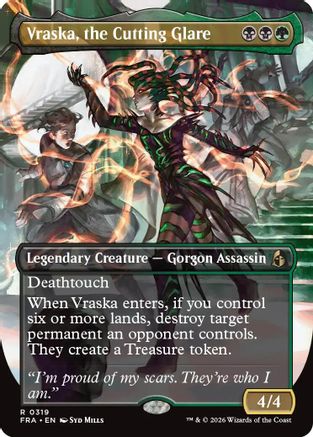Vraska, the Cutting Glare (FRA-319) [Reality Fracture] Foil MTG Single Wizards of the Coast