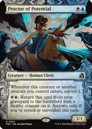Proctor of Potential (FRA-354) [Reality Fracture] Foil MTG Single Wizards of the Coast