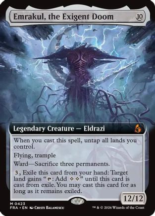 Emrakul, the Exigent Doom (FRA-423) [Reality Fracture] Foil MTG Single Wizards of the Coast