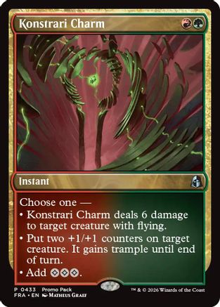 Konstrari Charm (PPFRA-433) [Promo Pack: Reality Fracture] Foil MTG Single Wizards of the Coast