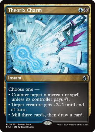 Theorix Charm (PPFRA-435) [Promo Pack: Reality Fracture] Foil