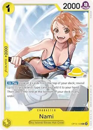 Nami (Luffy Deck) (OP15-108) [Set Sail Deck Set] One Piece Single Bandai