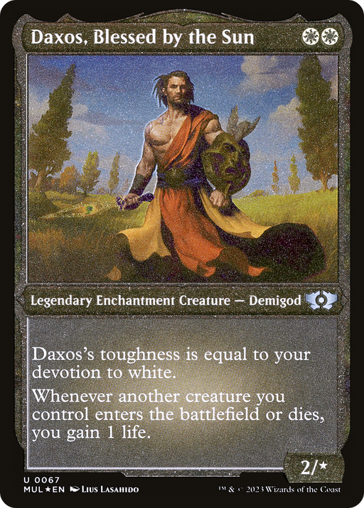 Daxos, Blessed by the Sun (MUL-067) [Multiverse Legends] Etched Foil MTG Single Wizards of the Coast