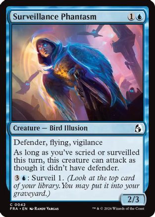 Surveillance Phantasm (FRA-042) [Reality Fracture] Foil MTG Single Wizards of the Coast