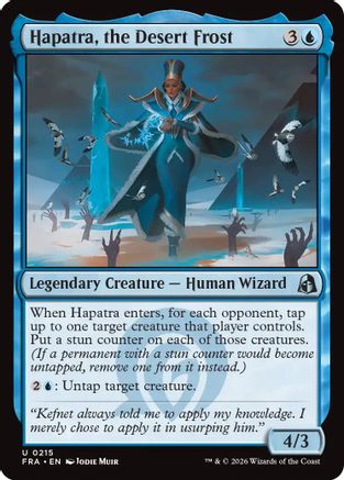 Hapatra, the Desert Frost (FRA-215) [Reality Fracture] Foil MTG Single Wizards of the Coast