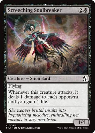 Screeching Soulbreaker (FRA-065) [Reality Fracture] MTG Single Wizards of the Coast