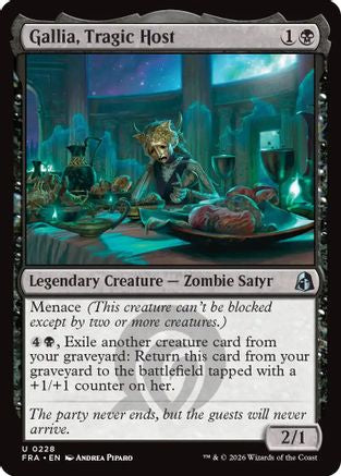 Gallia, Tragic Host (FRA-228) [Reality Fracture] MTG Single Wizards of the Coast