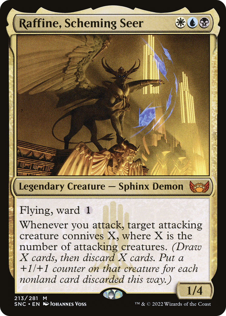 Raffine, Scheming Seer (SNC-213) [Streets of New Capenna] Foil MTG Single Wizards of the Coast