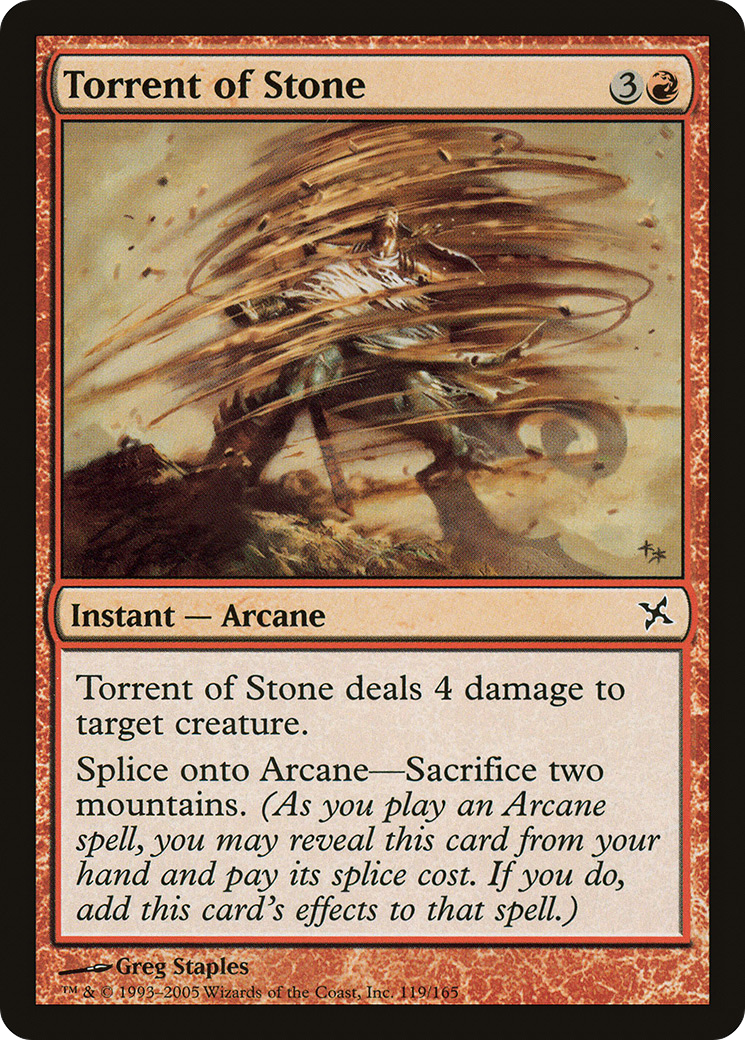 Torrent of Stone (BOK-119) [Betrayers of Kamigawa] Foil MTG Single Wizards of the Coast