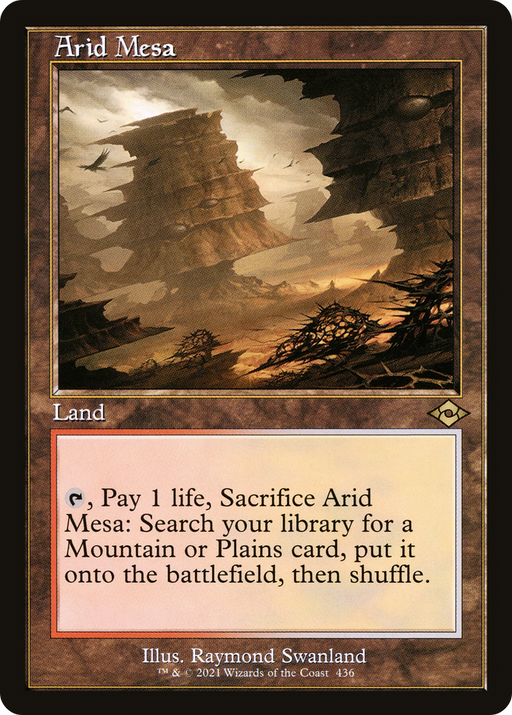 Arid Mesa (MH2-436) [Modern Horizons 2] Foil MTG Single Wizards of the Coast