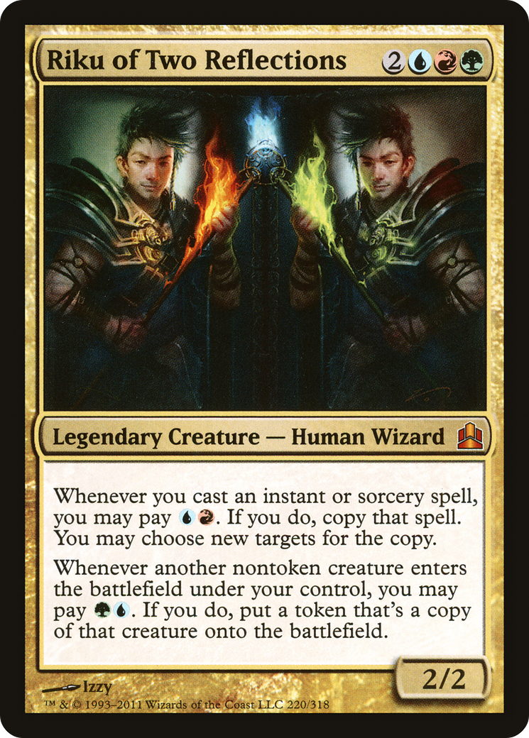Riku of Two Reflections (CMD-220) [Commander 2011] MTG Single Wizards of the Coast