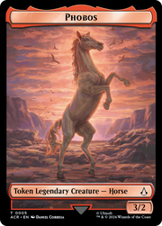 Assassin // Phobos Double-Sided Token [Tokens] Assassin's Creed Tokens MTG Single Magic: The Gathering