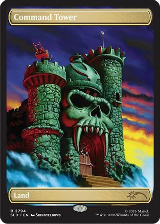 Command Tower (2794) (SLD-2794) [Secret Lair Drop Series] Foil MTG Single Wizards of the Coast