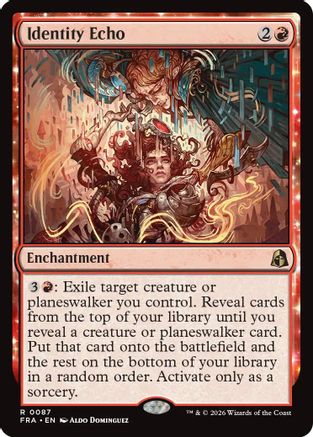 Identity Echo (FRA-087) [Reality Fracture] MTG Single Wizards of the Coast