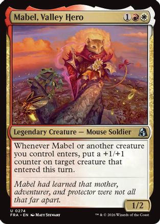 Mabel, Valley Hero (FRA-274) [Reality Fracture] MTG Single Wizards of the Coast
