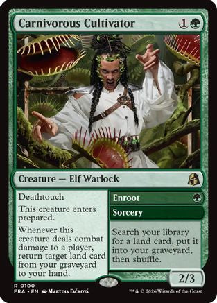 Carnivorous Cultivator (FRA-100) [Reality Fracture] MTG Single Wizards of the Coast