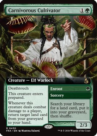 Carnivorous Cultivator (FRA-430) [Reality Fracture] MTG Single Wizards of the Coast